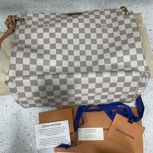 SOLD-Louis Vuitton graceful damier azur PM
